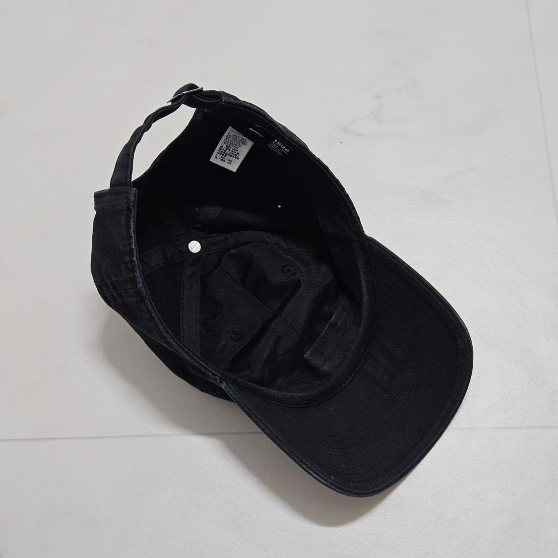 나이키 헤리티지86 볼캡 블랙 상품이미지3