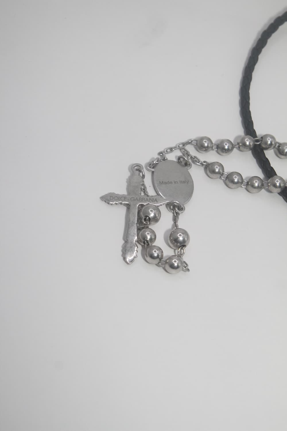 돌체앤가바나 로자리아 레더 체인 목걸이 상품이미지5