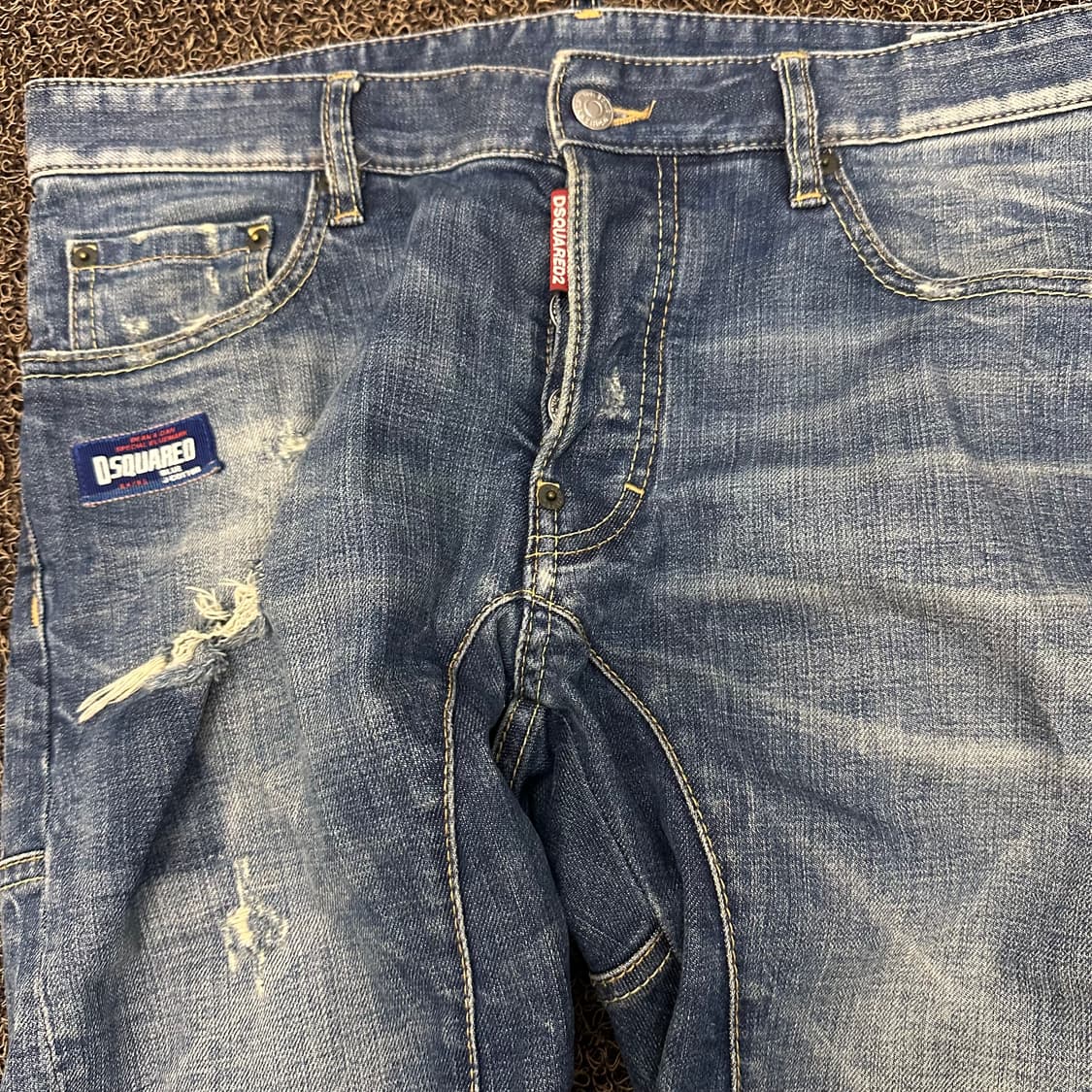 디스퀘어드2 워싱 데님 청바지 48사이즈 상품이미지3