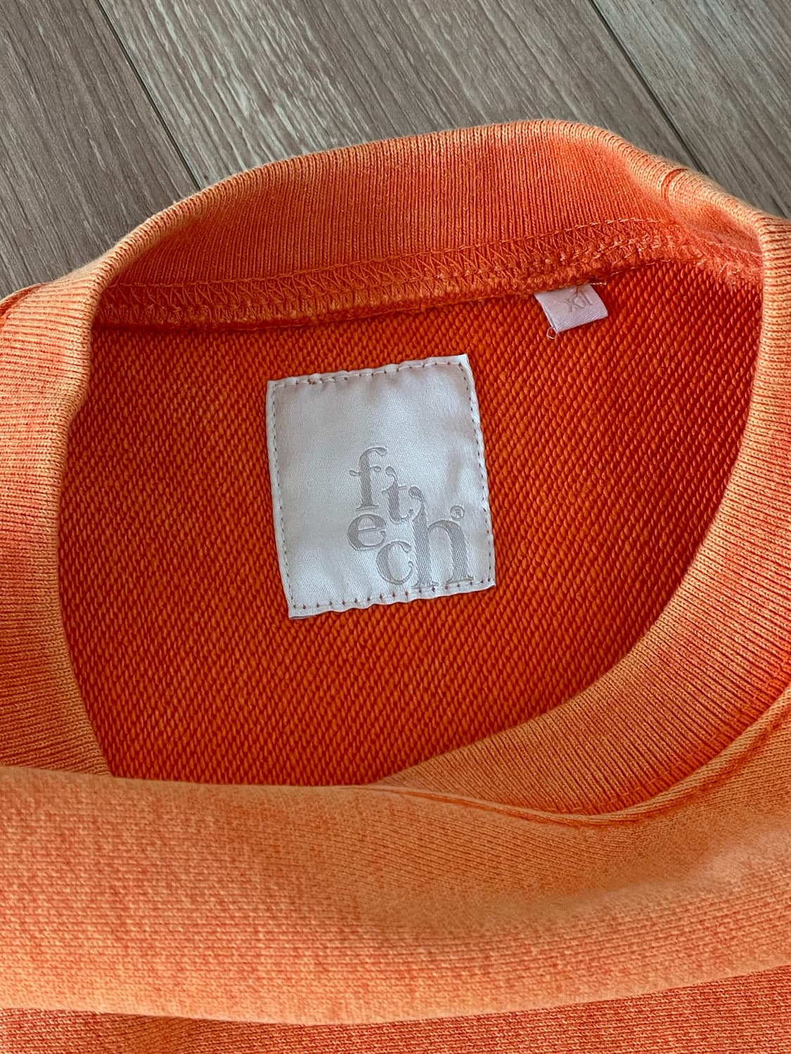 Fetch 스웨트 셔츠 orange dying 상품이미지5