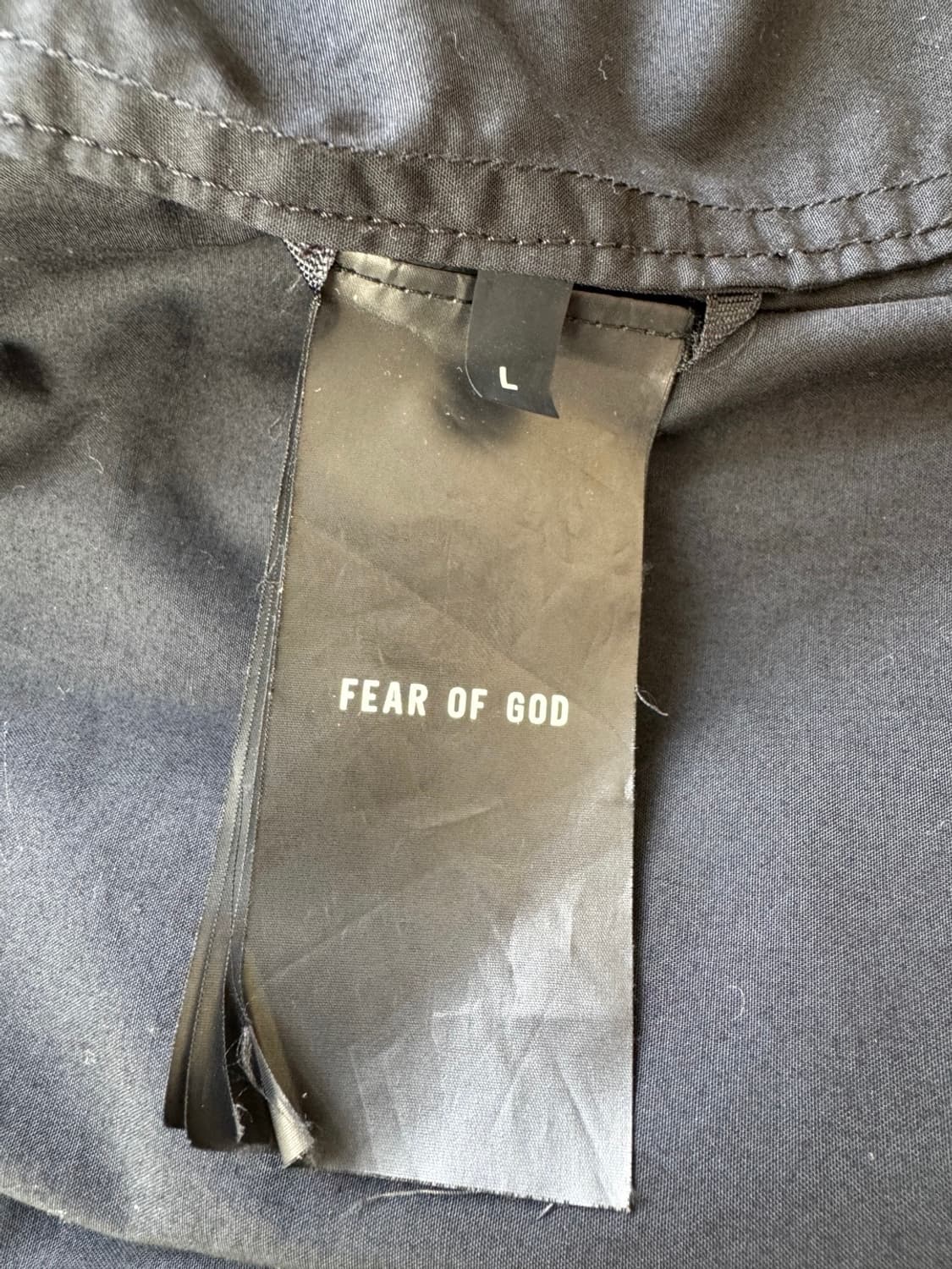 피어오브갓 6th 헨리넥 반팔 셔츠 블랙 8th 7th 이터널  FOG  상품이미지6