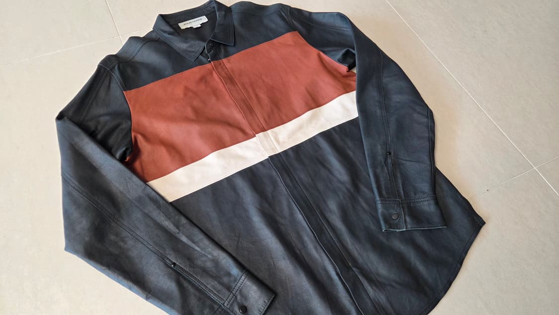 솔리드 옴므 고트 스킨 염소 가죽 셔츠 자켓 상품이미지3