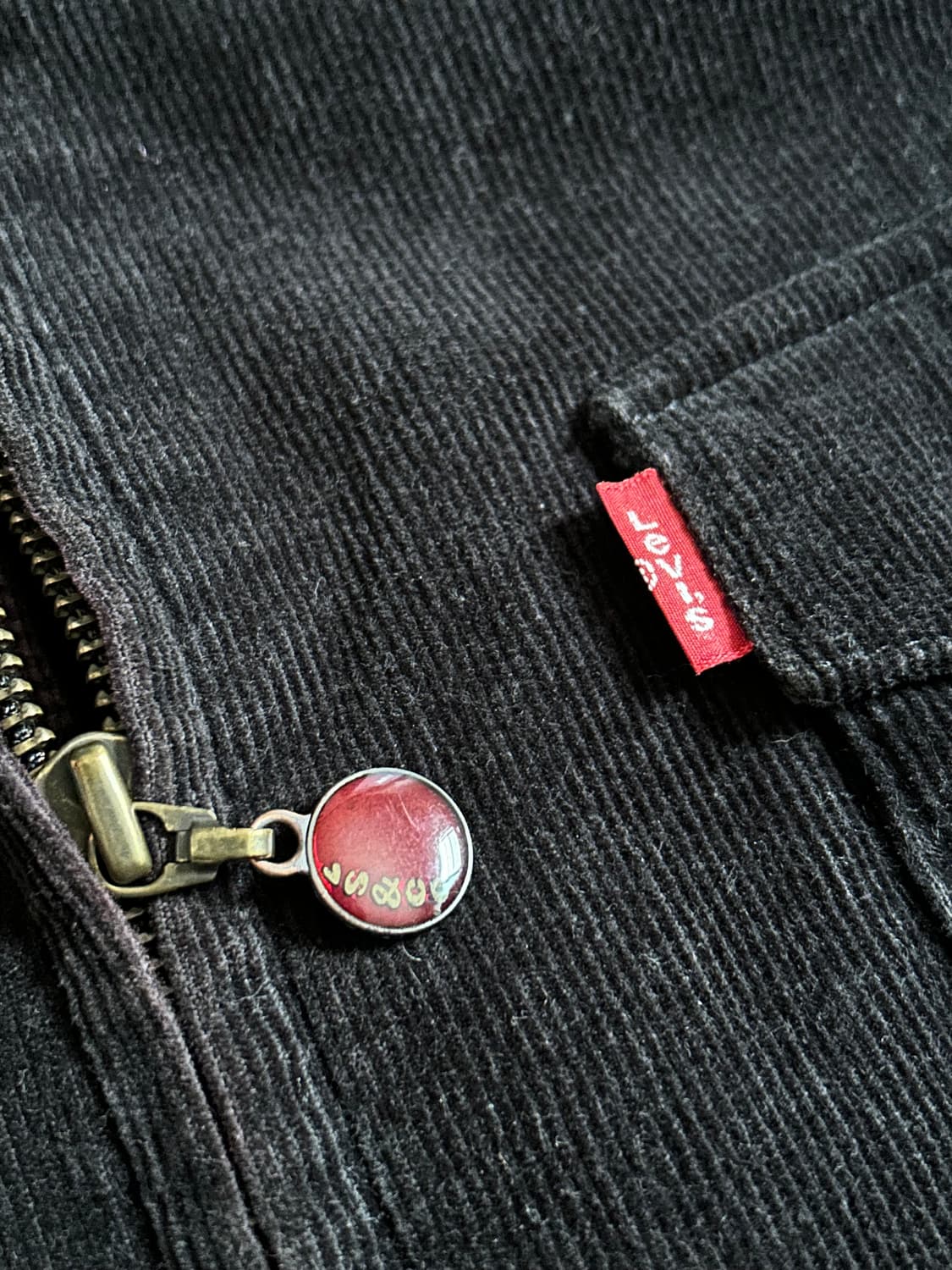 00s 리바이스 레드탭 브라운 코듀로이 웨스턴 집업 셔츠 상품이미지3