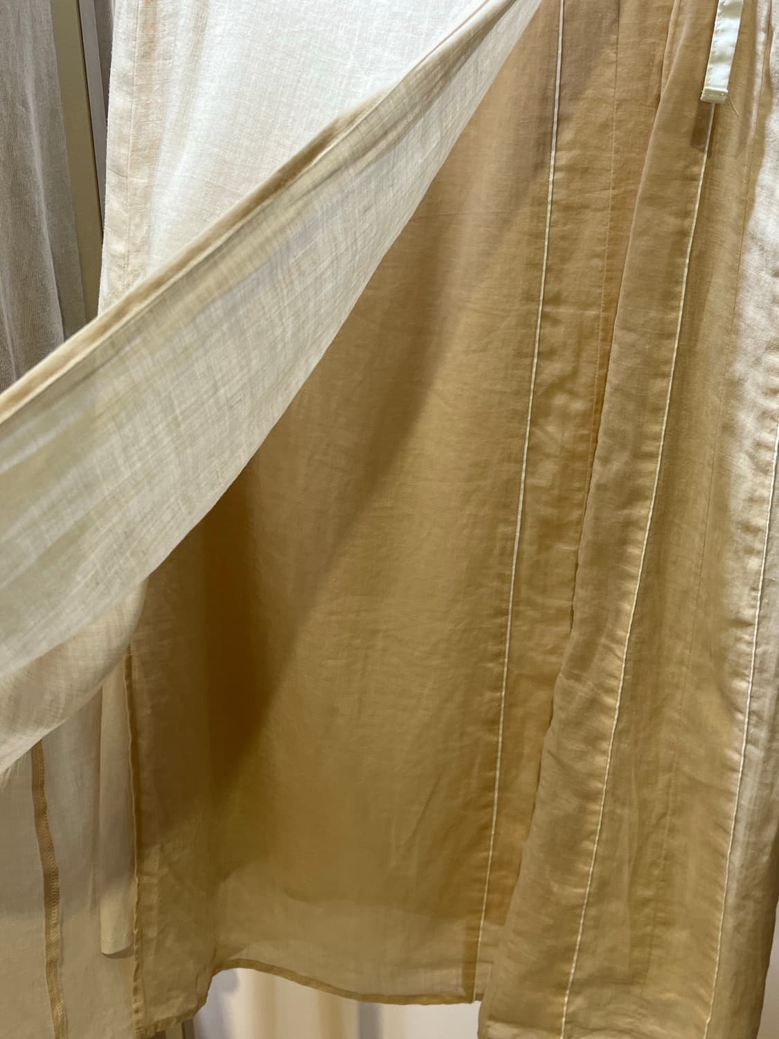 일본 피치칼라 린넨  스커트 상품이미지2