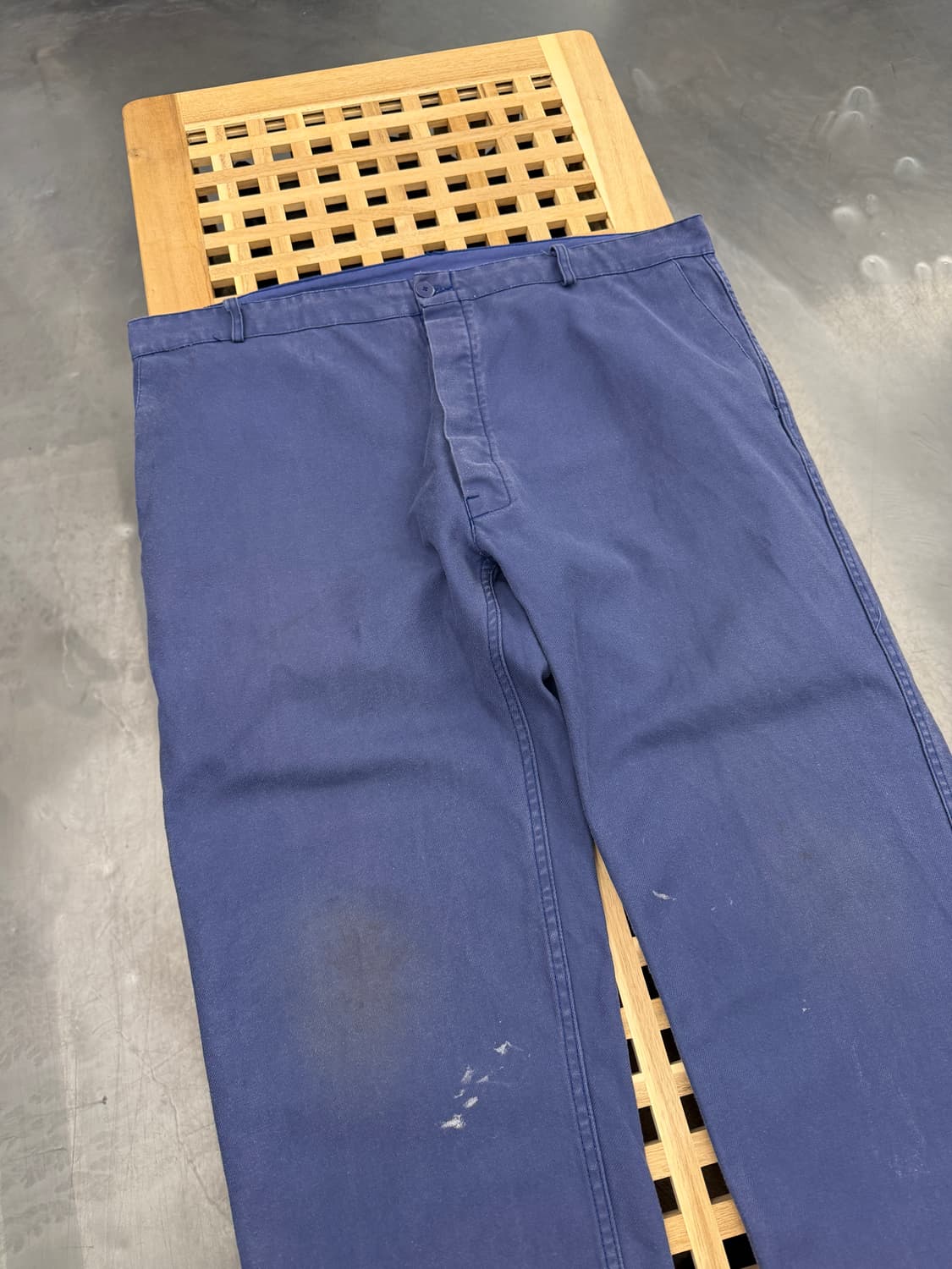 1990s LAFODEX DISTRESSED FADE 프렌치워크팬츠 상품이미지5