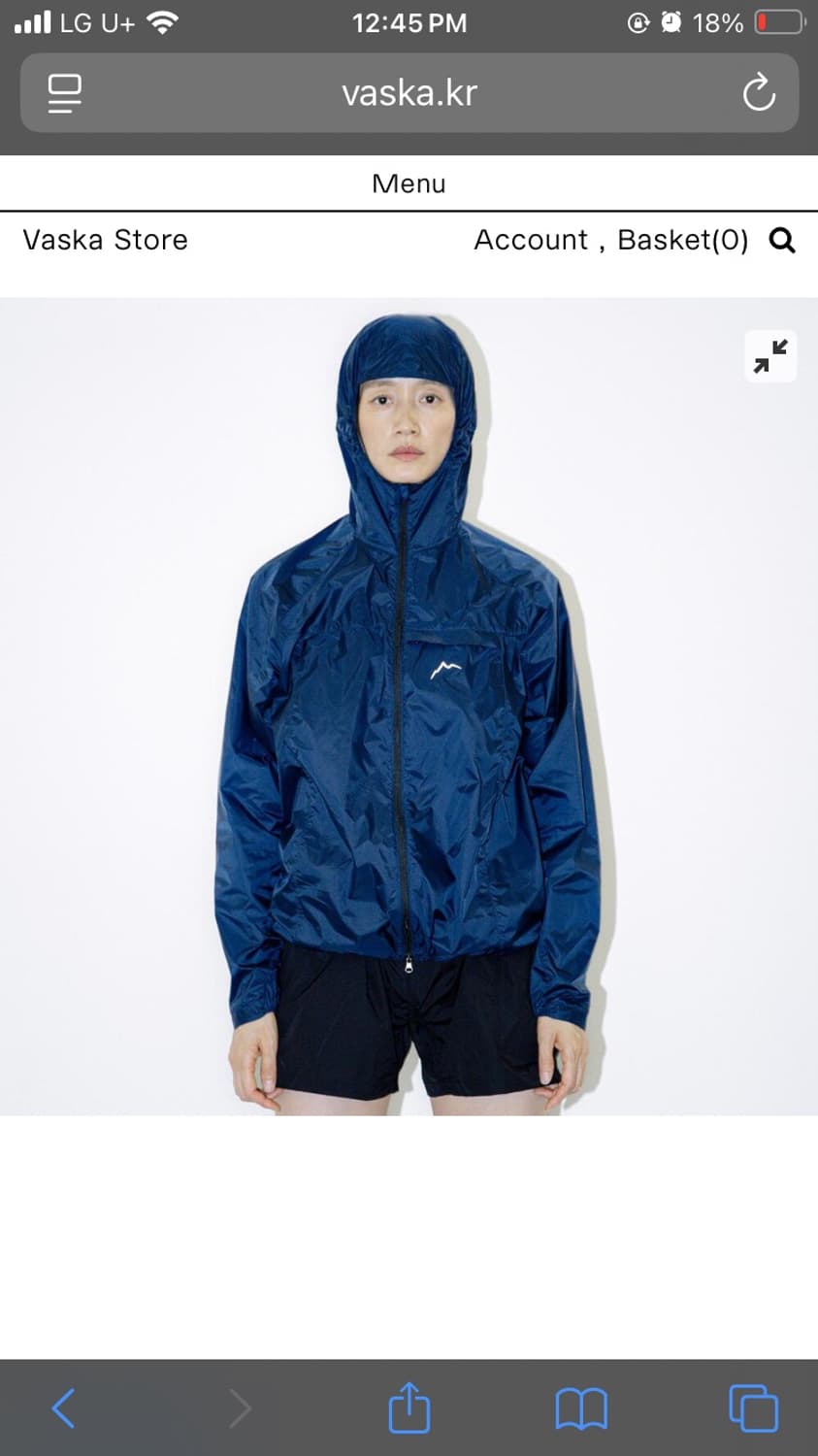 Cayl jacket navy 바람막이 상품이미지1