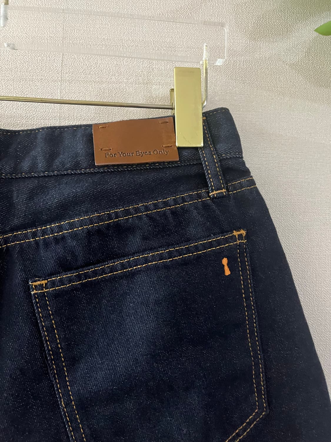 포유온 수이 데님쇼츠 Sui denim shorts (40) 상품이미지5