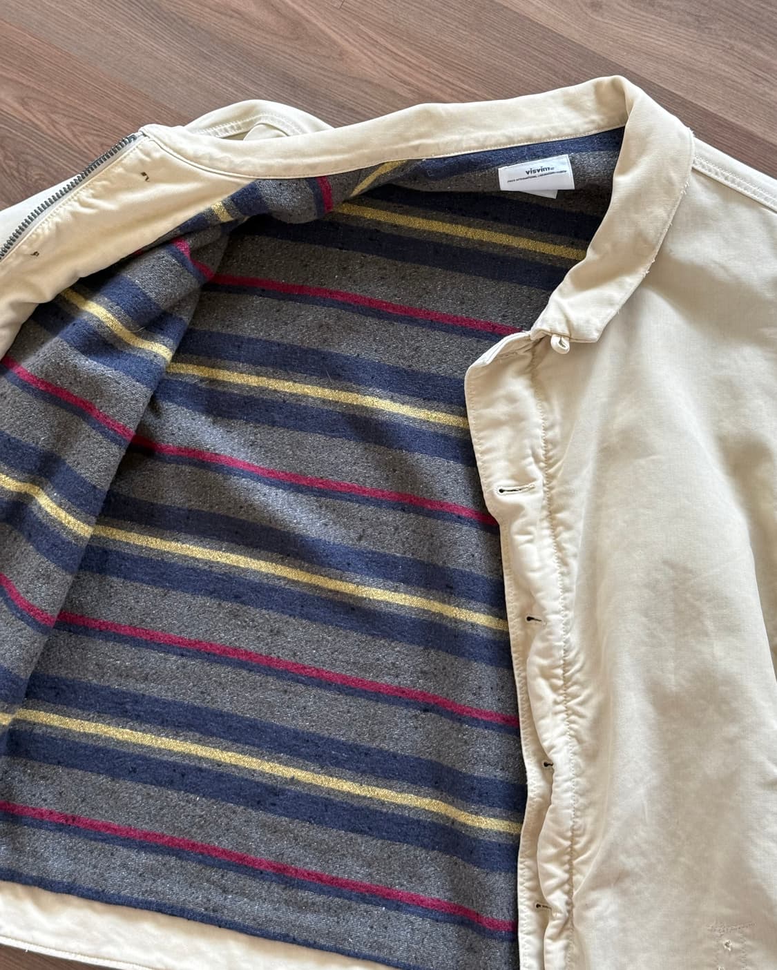 VISVIM PURSER DECK JKT G.CORD IVORY 상품이미지3