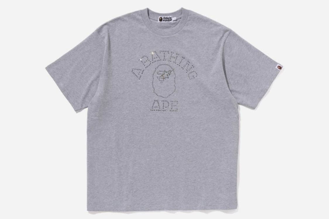 베이프 큐빅 라인스톤 반팔 3XL 상품이미지1