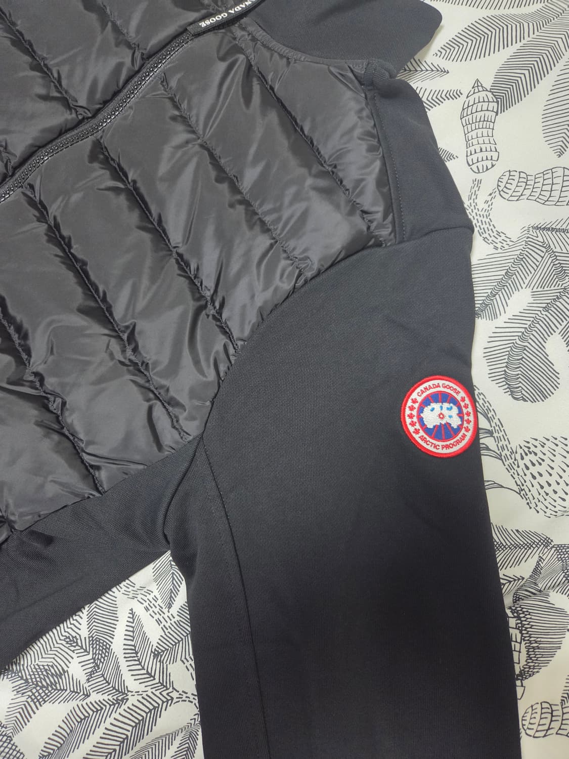 캐나다구스 하이브릿지 휴런 풀 집 자켓 블랙 상품이미지6