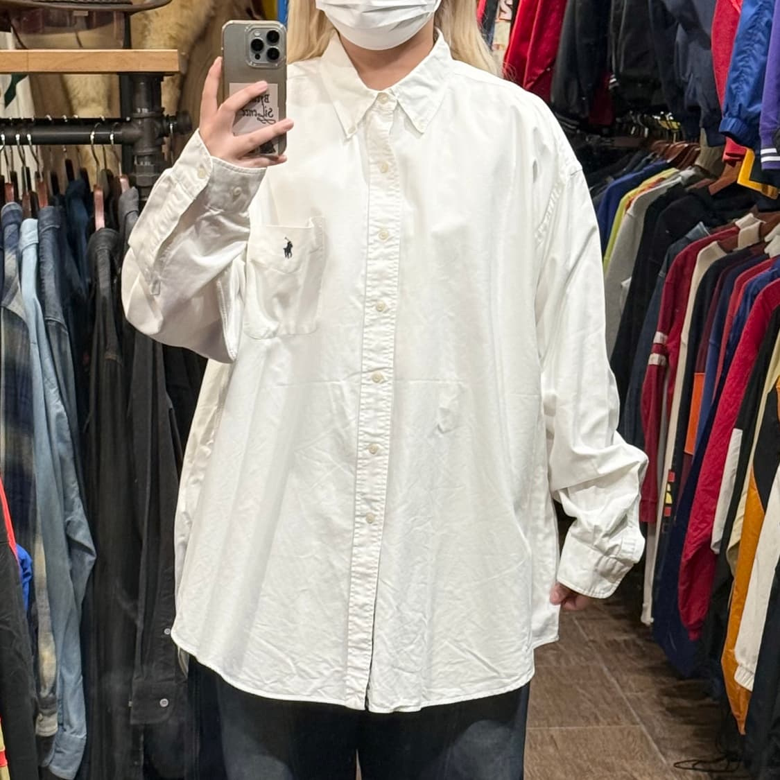 [HI] 폴로 랄프로렌 긴팔셔츠 화이트 상품이미지2