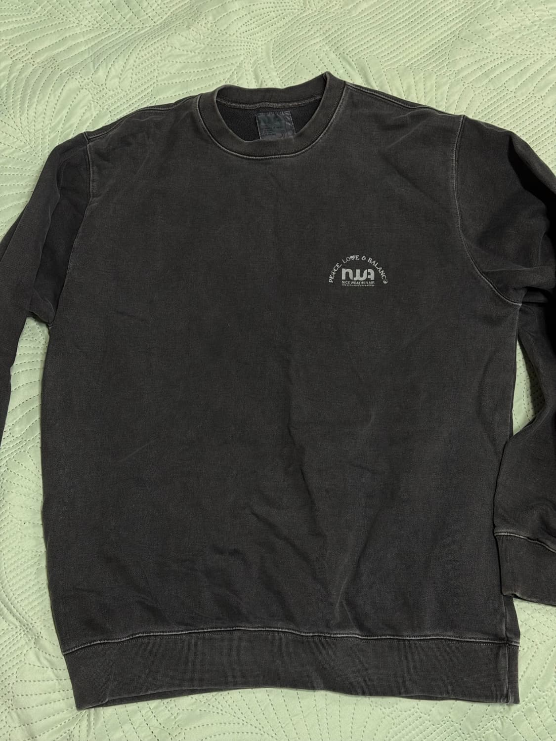 나이스웨더 빈티지 워싱 맨투맨 상품이미지2