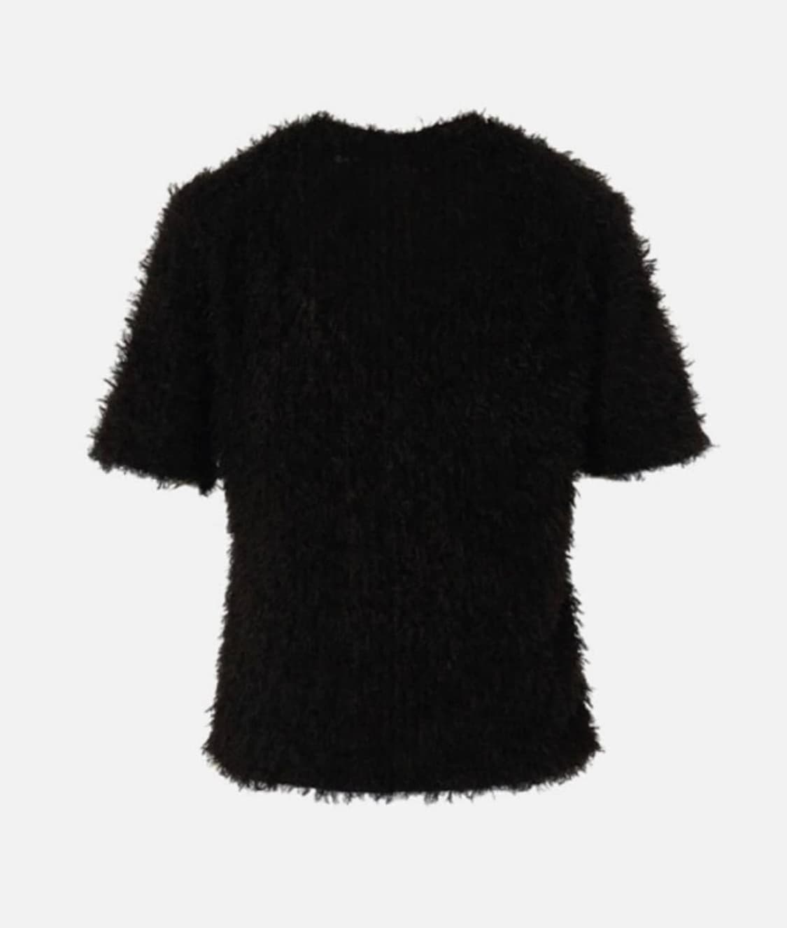 Teak 티크 부클 니트 탑 블랙 새상품 상품이미지3