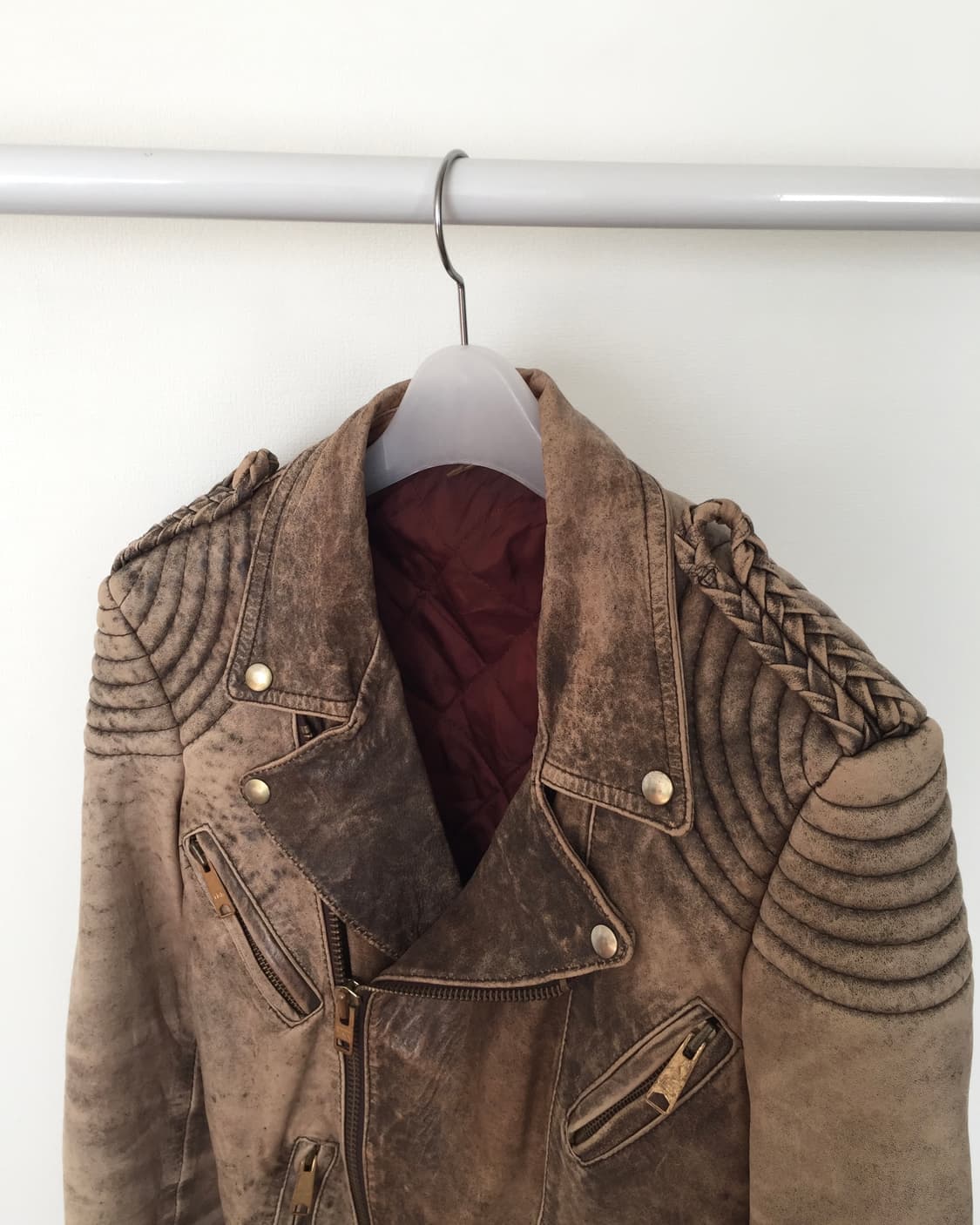 Grunge 00s embroidery design Jacket 상품이미지6