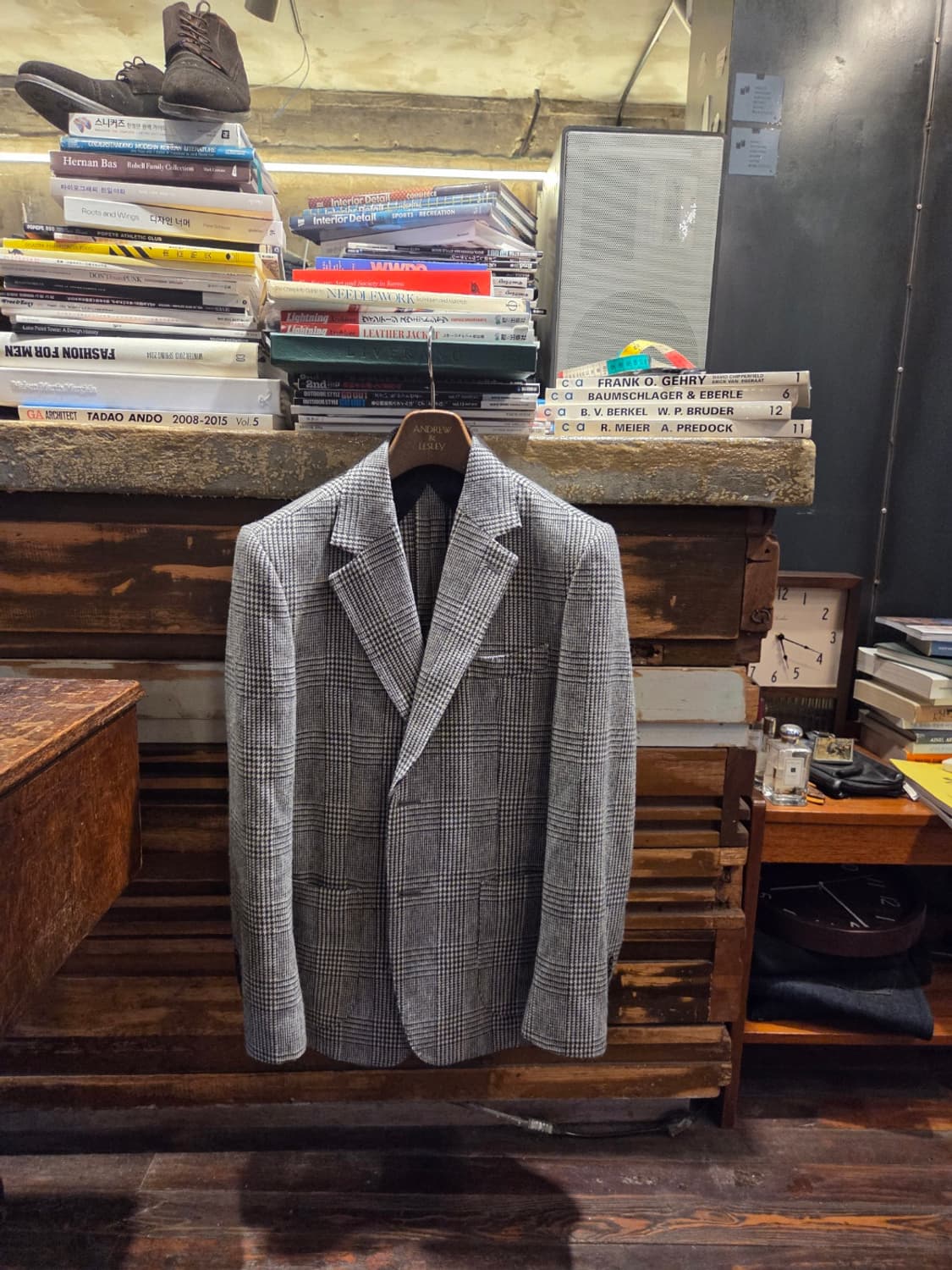 블랙브라운 트위드자켓 상품이미지1