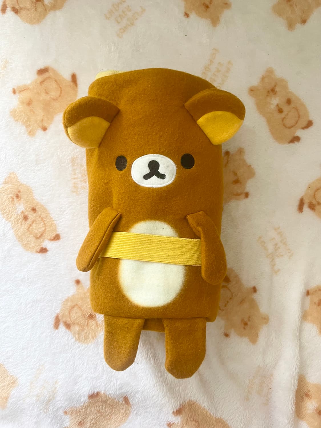 리락쿠마 rilakkuma 접이식 담요 🧡💛 상품이미지1