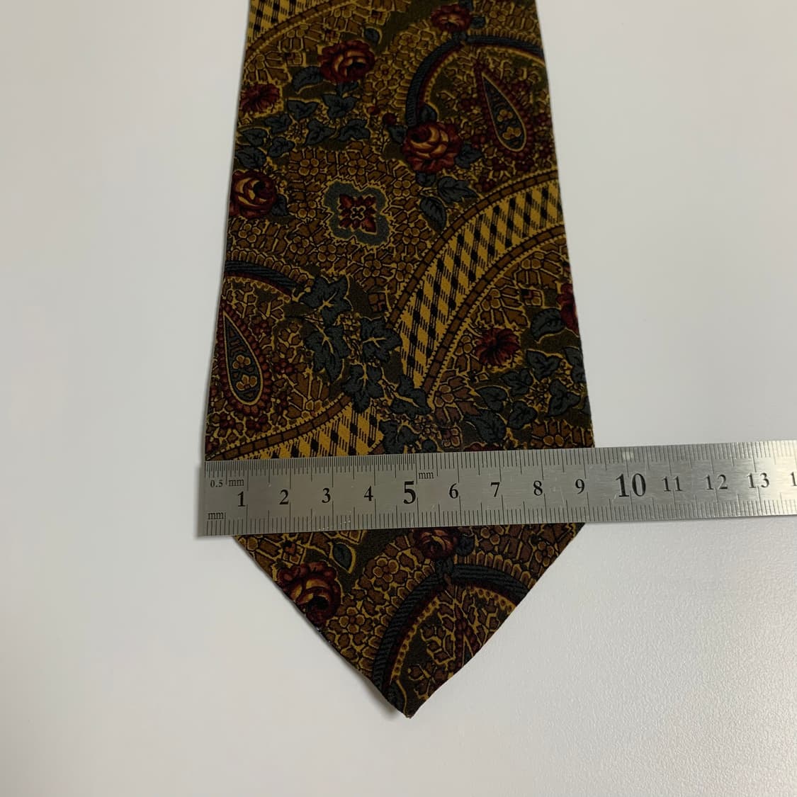 크리스찬 디올(Dior) 페이즐리 명품 이태리넥타이 100실크 9.3cm 상품이미지10