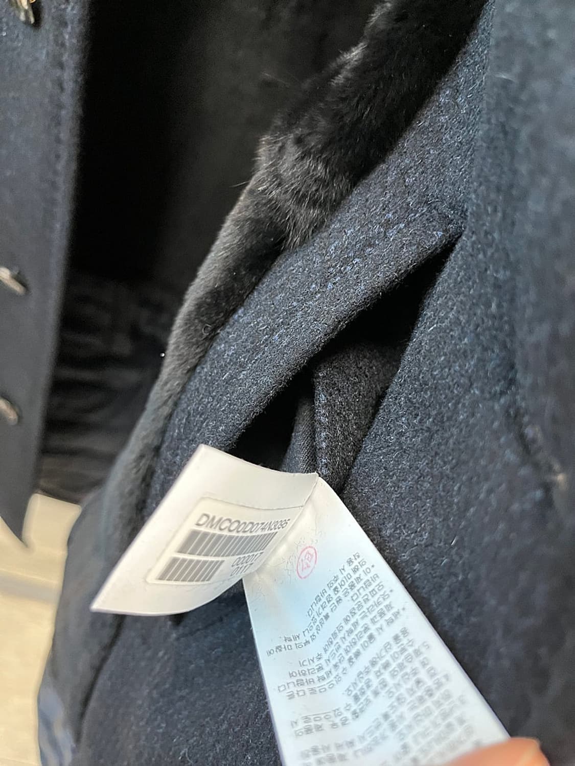 95) 닥스 밍크퍼 캐시미어 코트  상품이미지6