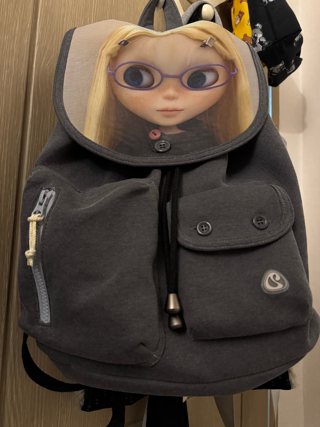 코이세이오 브라이스 피그먼트 백팩 차콜 블라이스 상품이미지9