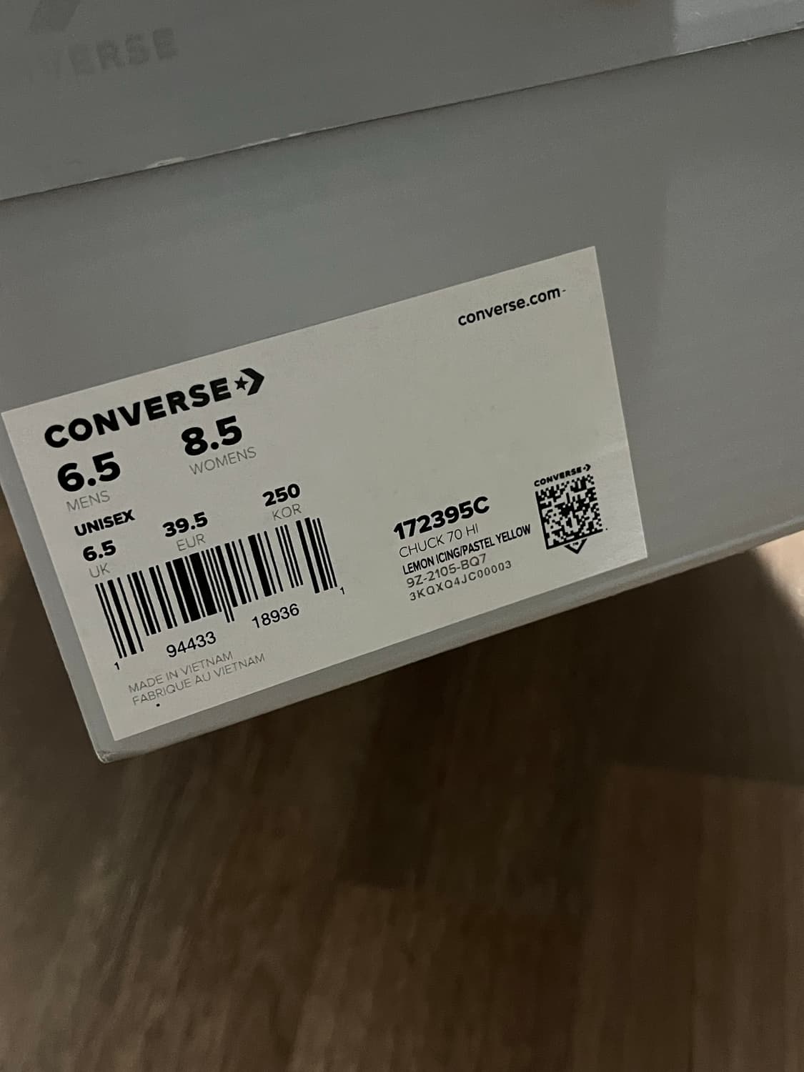 디스이즈네버댓 x 컨버스 척 70 하이 레몬 아이싱 상품이미지6