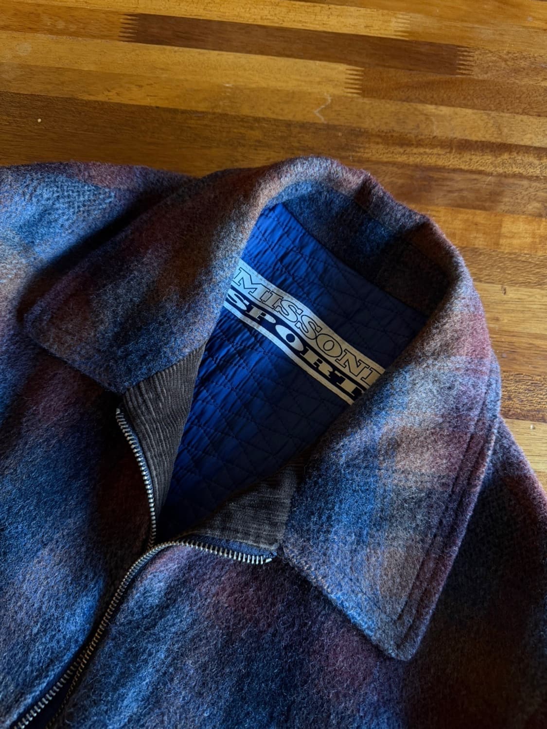 미쏘니 트위드 코트 남성105 상품이미지8