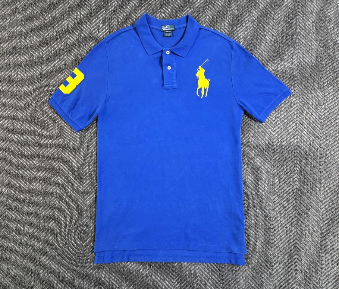 폴로 랄프로렌 빅포니 블루 카라 반팔티
 상품이미지1