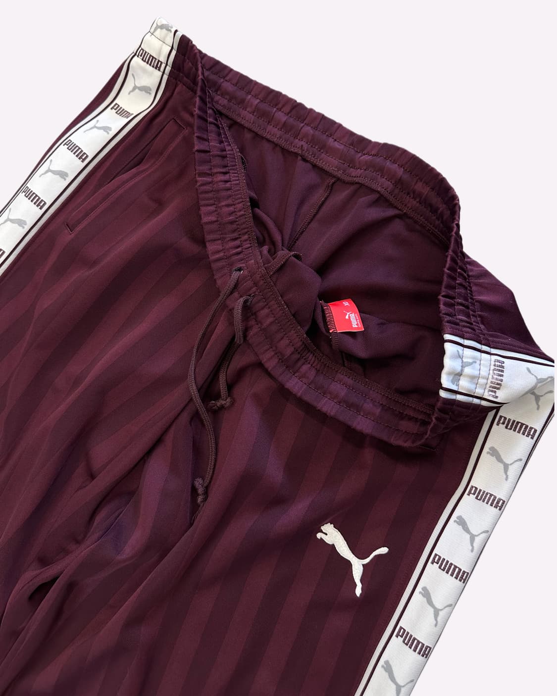 PUMA burgundy logo trainning pants 상품이미지4