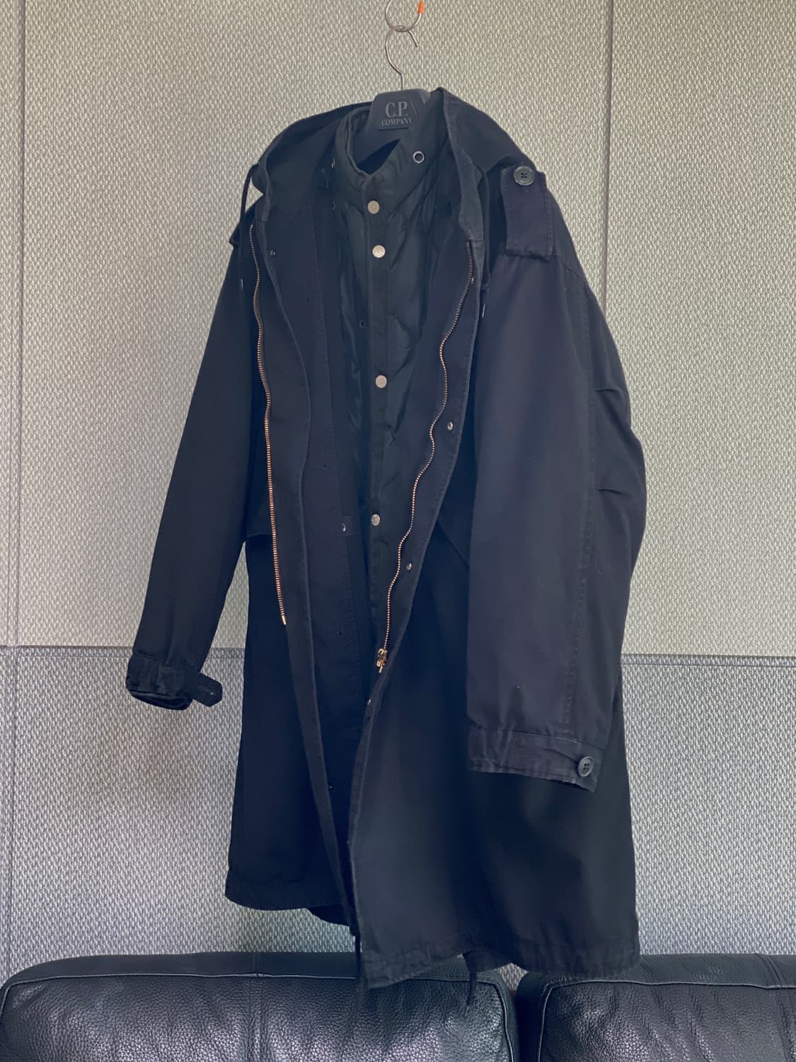  스톤아일랜드 패딩 이너 + 복각 M1951 피쉬테일 야상 L + XL 상품이미지2