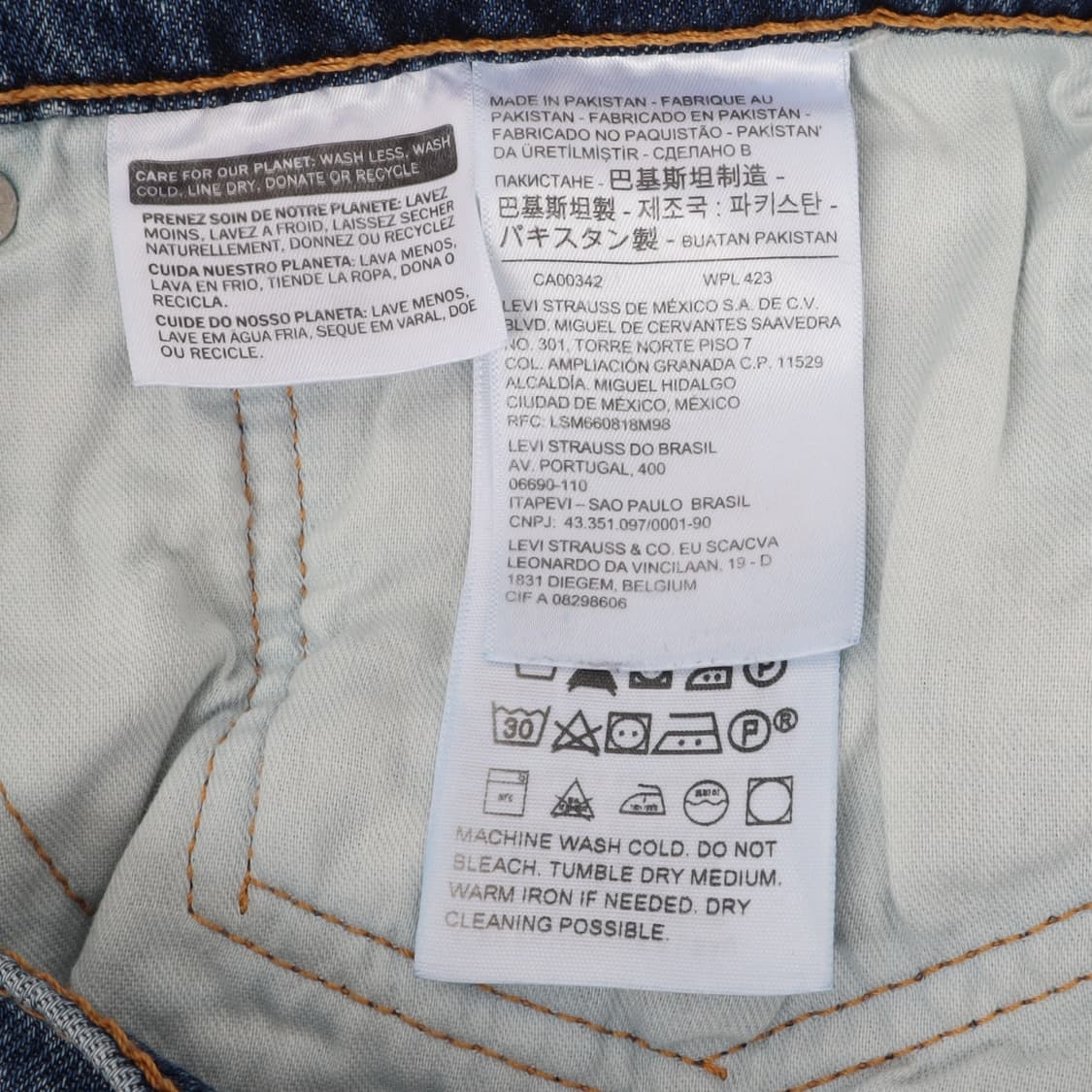 리바이스 502 레귤러 데님팬츠 상품이미지8