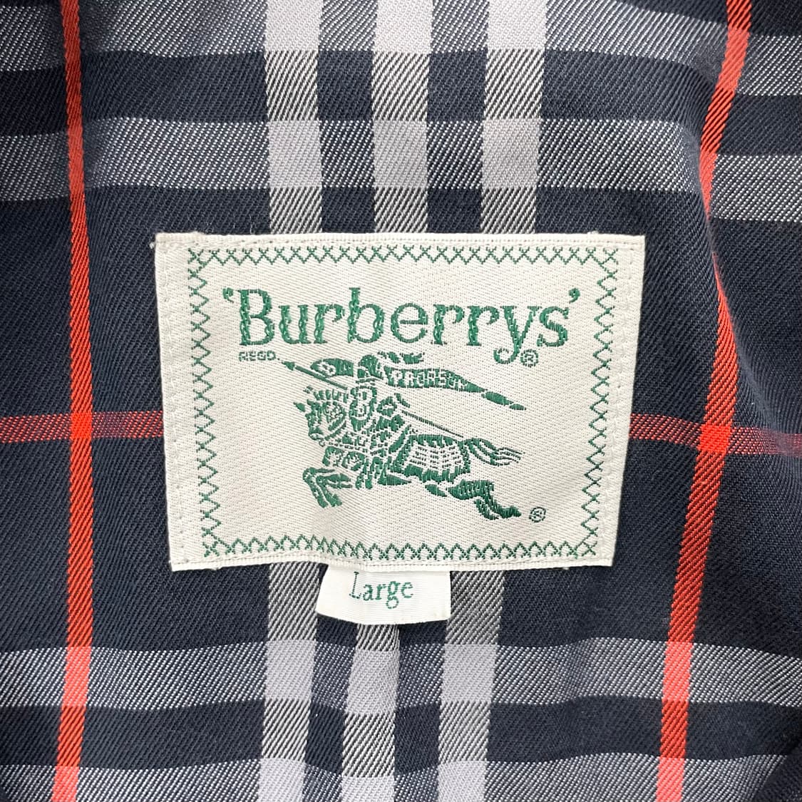 90's 버버리 해링턴 자켓 L 상품이미지8