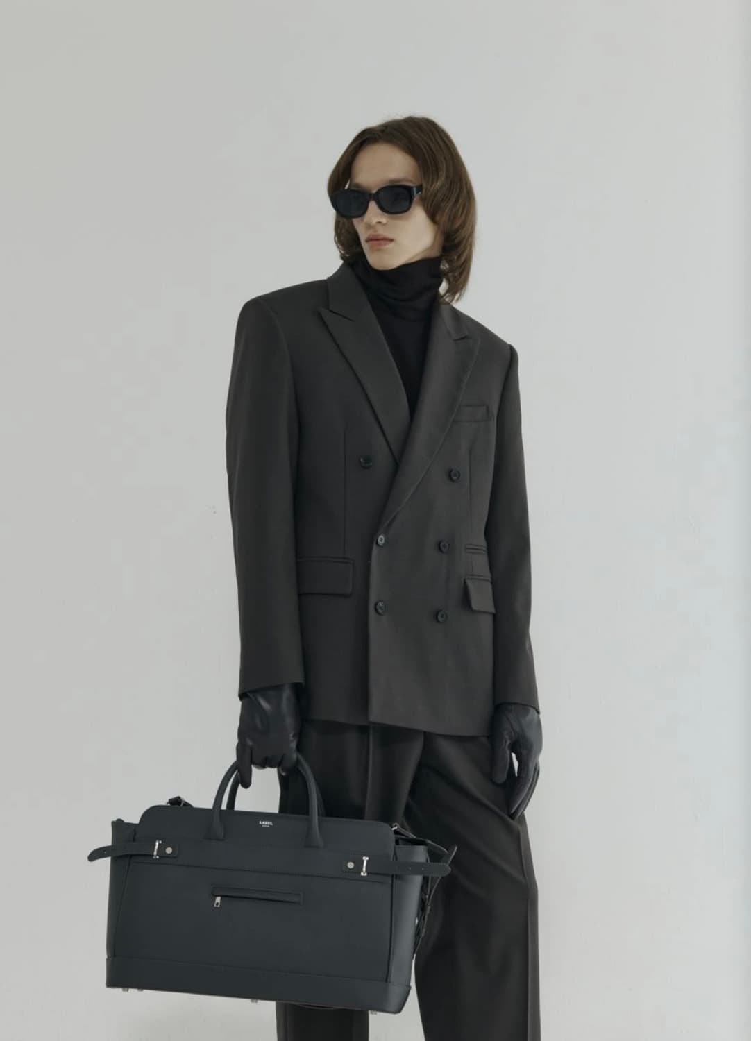 라벨아카이브 더블 브레스티드 자켓 city grey 상품이미지2