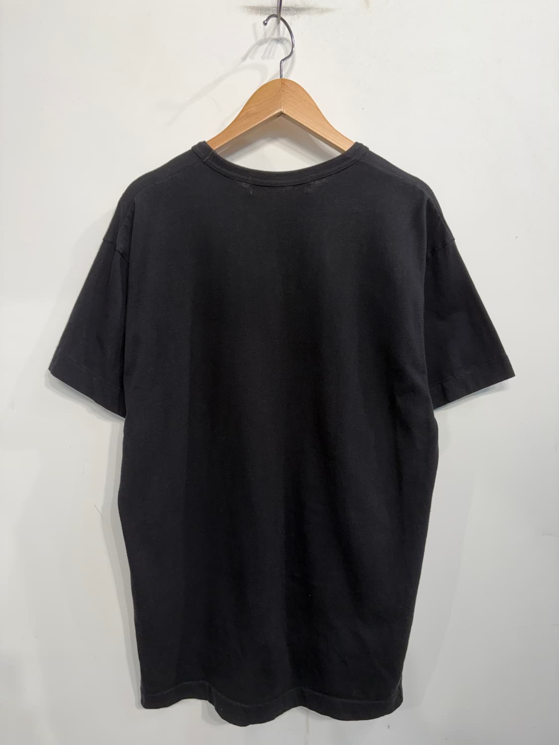 XL 꼼데가르송 플레이 블랙 하트 와펜 반팔 티셔츠 상품이미지6