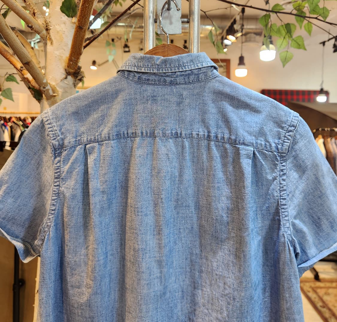 폴로 랄프로렌 데님 카라 카라 반팔 셔츠 상품이미지7