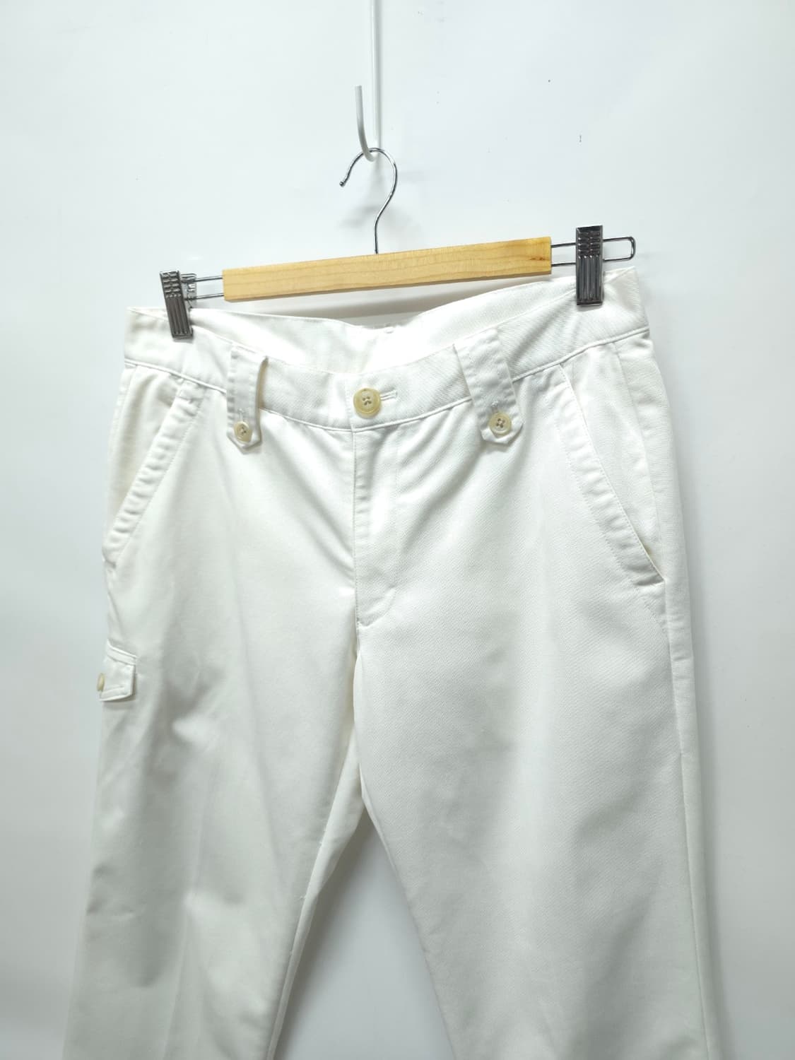 캘러웨이 컬렉션 남성 화이트 플랩 포켓 면바지 (30) 상품이미지2