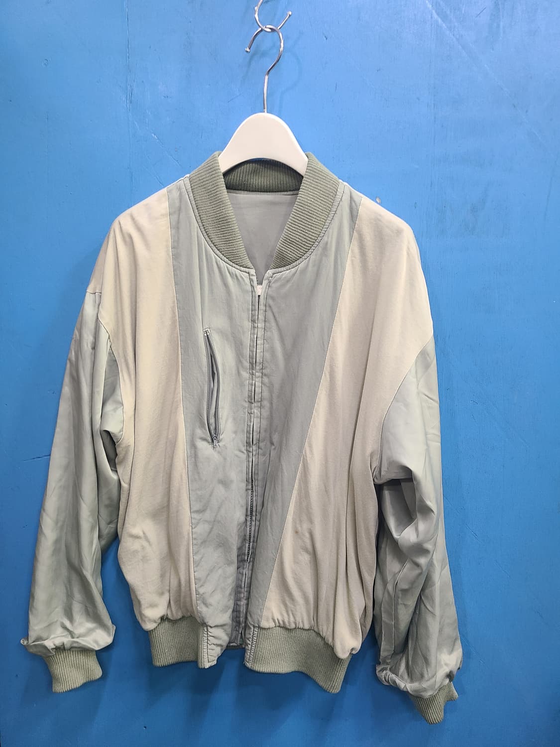 90s 빈티지 라코스테 봄버블루종항공자켓 상품이미지8