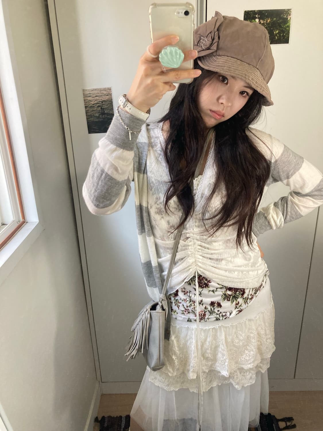 로맨틱 로즈모리걸 빈티지 코디세트 4pcs 상품이미지1