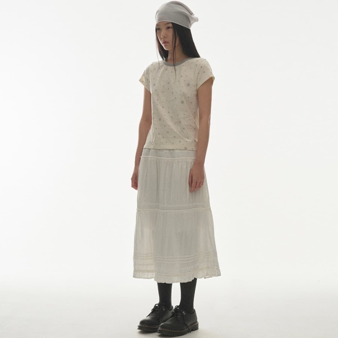 COYSEIO 03 STRIPE SCARF GREY 상품이미지1