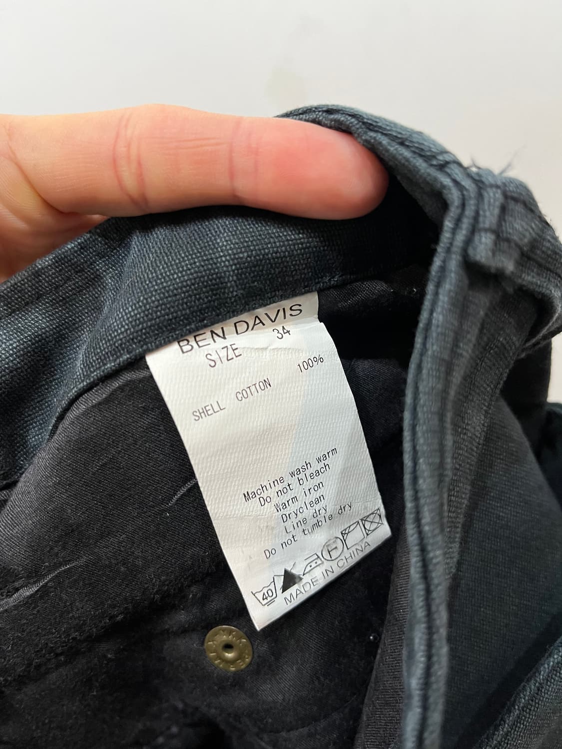 밴데이비스 일본판 캔버스 워크팬츠  상품이미지8