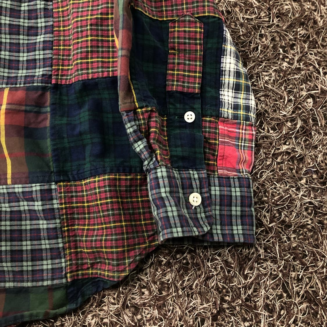 폴로 랄프로렌 패치워크 마드라스 셔츠 상품이미지3