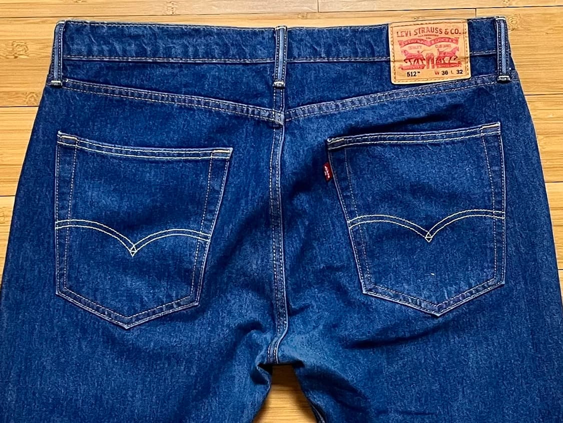 리바이스 512 데님팬츠 W36 L32 상품이미지4