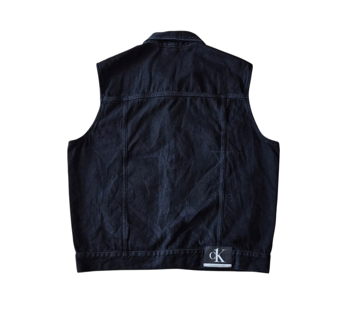 캘빈클라인 흑청 데님 조끼 상품이미지2