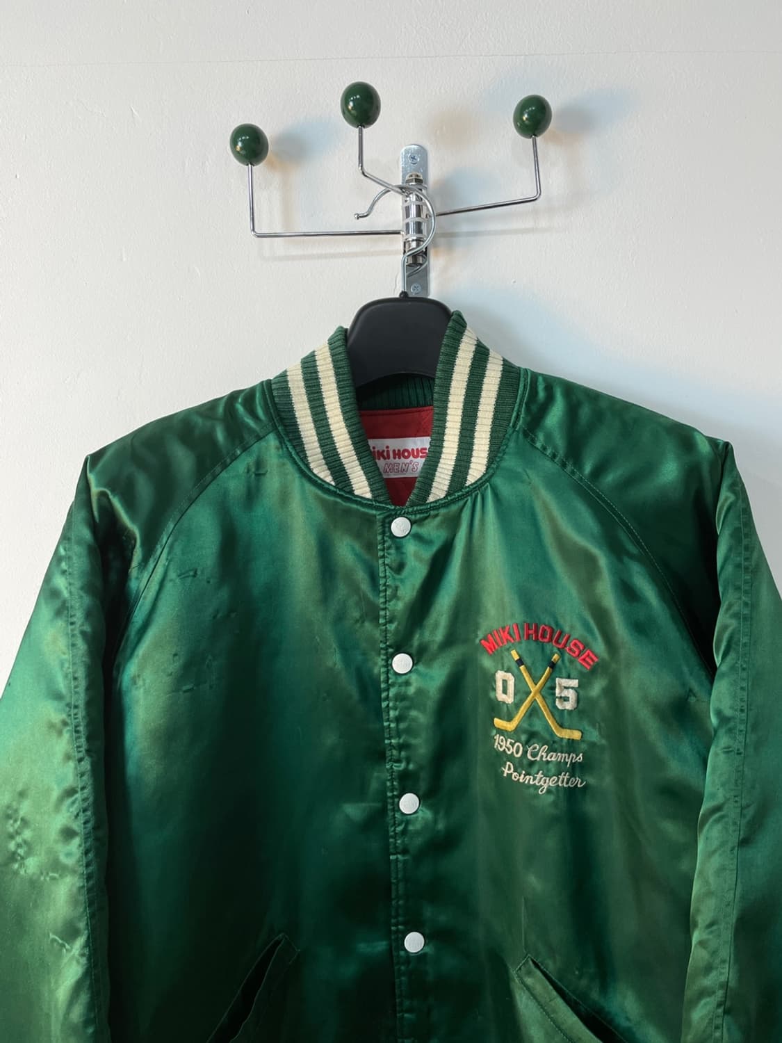 90s 미키 하우스 사틴 봄버 자켓  상품이미지3