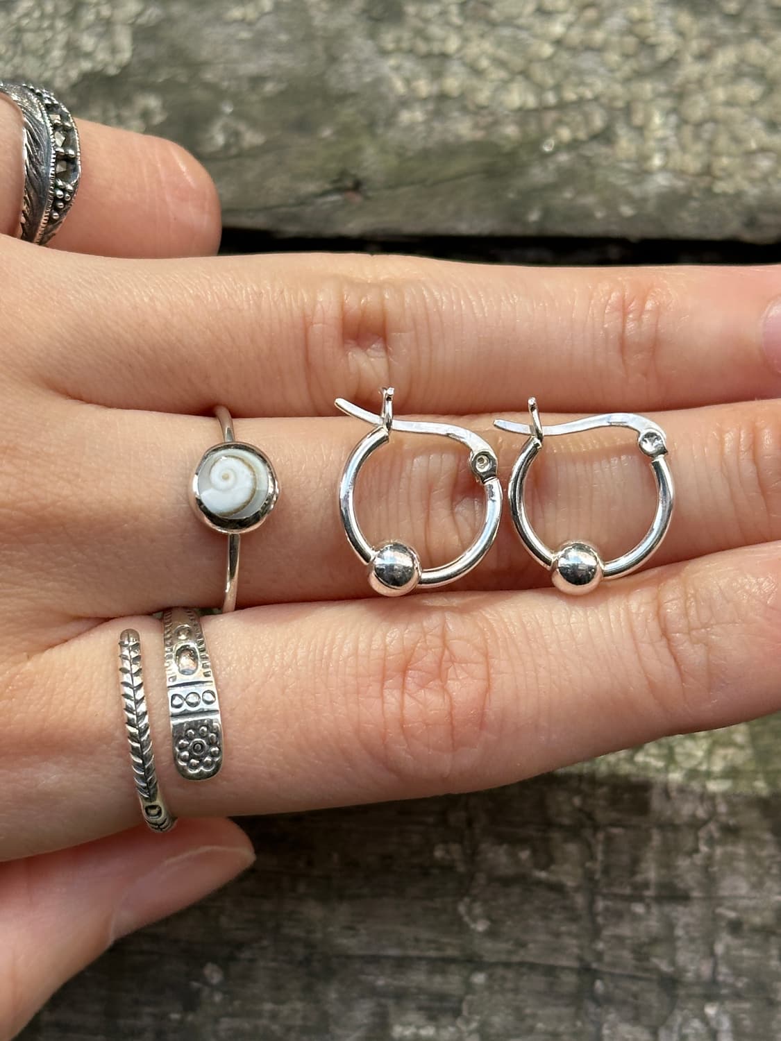 ball hoop 925silver earring  상품이미지3