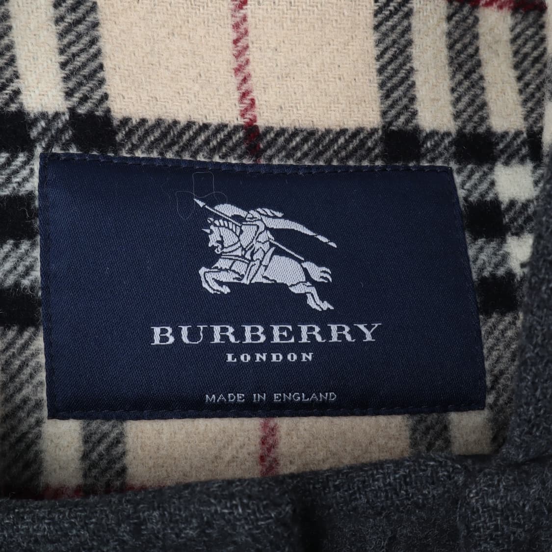 버버리 런던 챠콜 울 더플 코트 상품이미지8