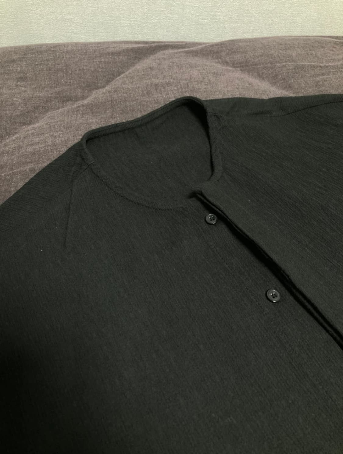 카라리스 자켓 노카라 가디건 셔츠 상품이미지2