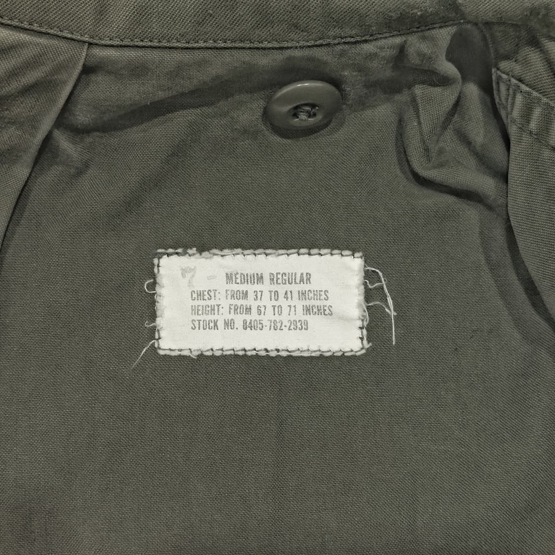 m65 필드자켓 2세대 미디움 레귤러 m (105) talon 지퍼 상품이미지9