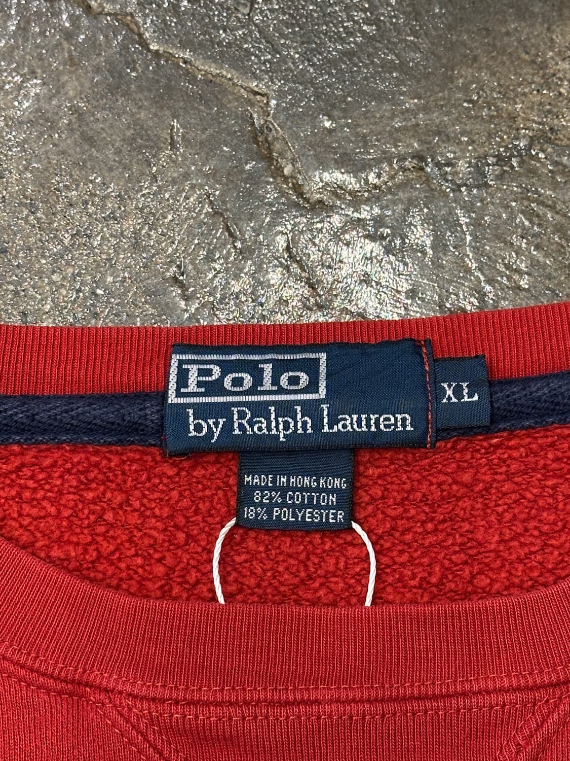 POLO 폴로 랄프로렌 레드 스웻셔츠 맨투맨 XL 상품이미지4