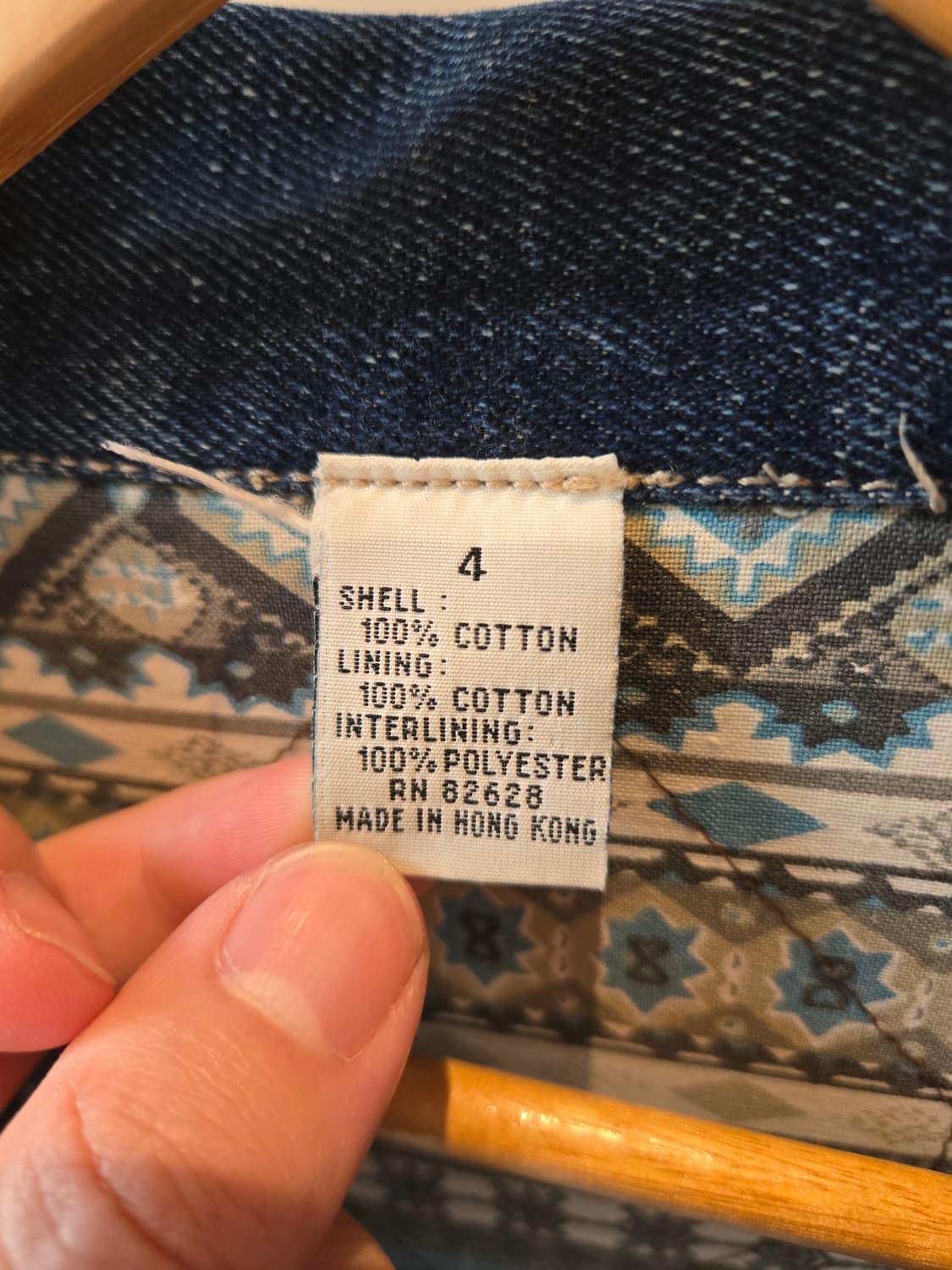 mon wicked 패치워크 데님 자켓 상품이미지5