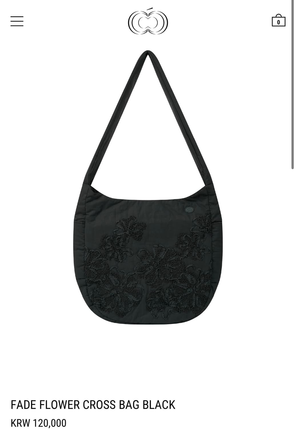 콜로신스 fade flower cross bag 상품이미지1
