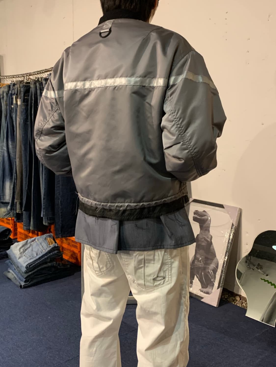 Crop ma-1jacket 상품이미지2